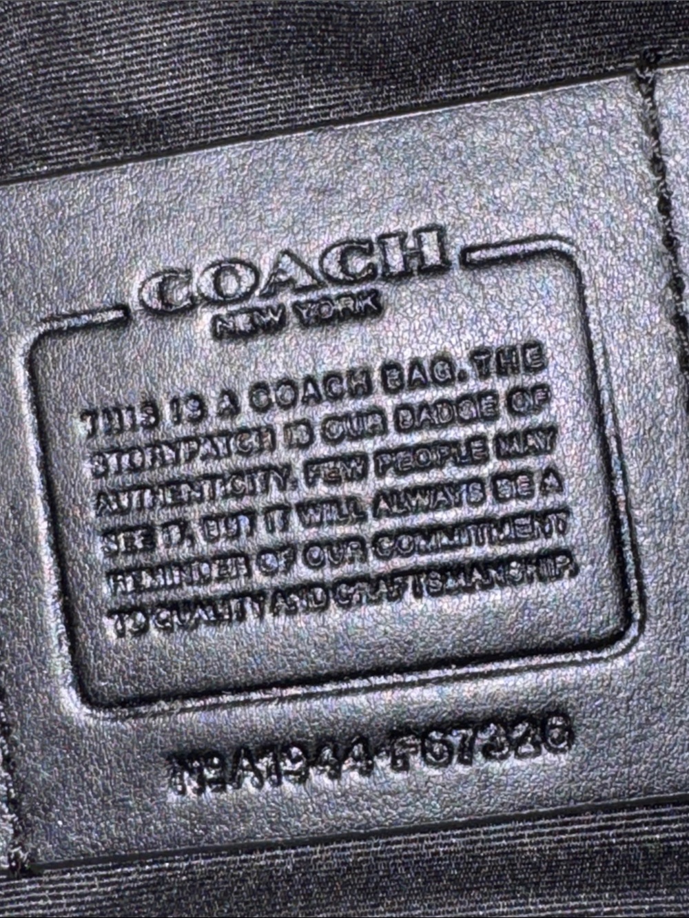 Coach Bag Graham Signature Camo Camouflage Black Crossbody - Picture 11 of 17